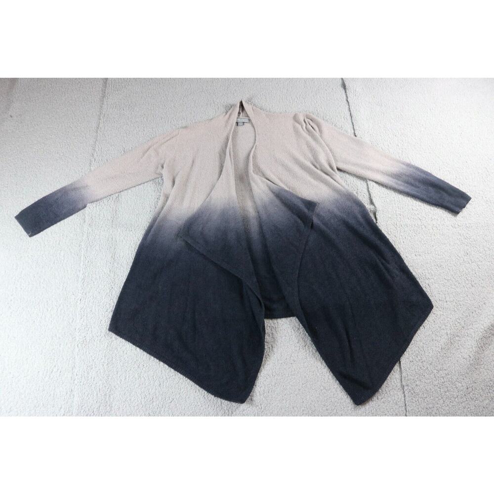 Barefoot Dreams Cardigan L Xl 436 Calypso Ombre Wrap Cardigan Brown Blue Black